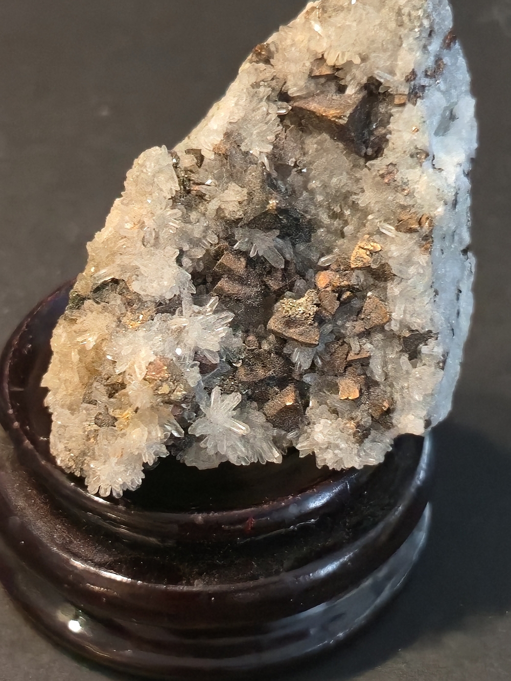 💎 Sphalerite + Chalcopyrite on Quartz Cluster • ~1.75" • 2.29 oz / 65g